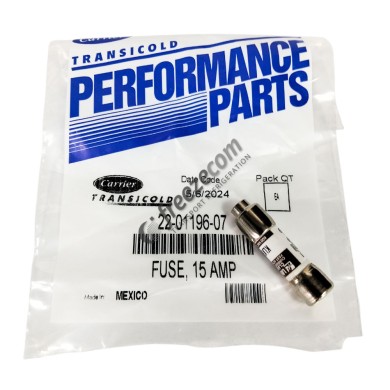 Ασφάλεια κυλινδρική 15A 22-01196-07 Carrier ΗΛΕΚΤΡΙΚΑ ΜΕΡΗ 