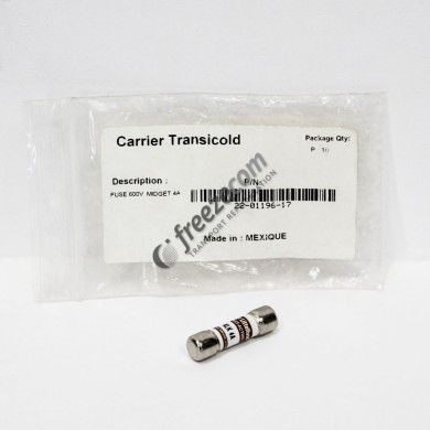 Ασφάλεια κυλινδρική 4Α 600V 22-01196-17 Carrier ΗΛΕΚΤΡΙΚΑ ΜΕΡΗ 