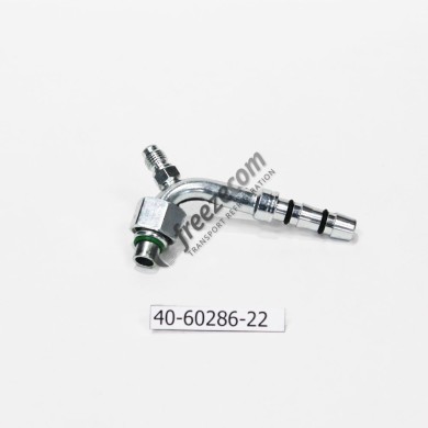 Άκρο 90° ρακόρ # 8 για σωλ. # 8 O'RING με πλήρωση 40-60286-22 Carrier ΑΚΡΑ – ΣΩΛΗΝΕΣ