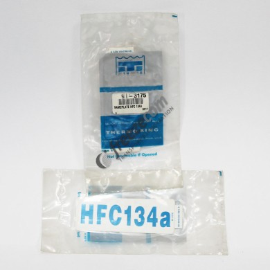 Αυτοκόλλητο HFC 134a 913175 Thermo King ΚΑΛΥΜΜΑΤΑ – ΠΟΡΤΑΚΙΑ 