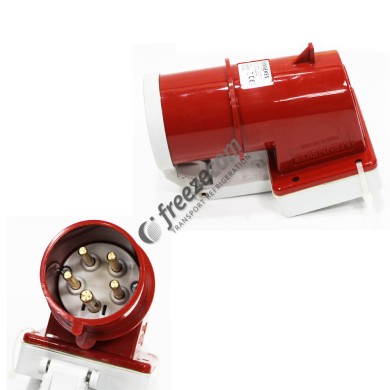 Πρίζα 5 32Α  400V αρσενική με καπάκι 412 Mennekes ΑΝΤΑΛΛΑΚΤΙΚΑ ΓΙΑ ΟΧΗΜΑΤΑ ΒΑΘΙΑΣ ΚΑΤΑΨΥΞΗΣ 